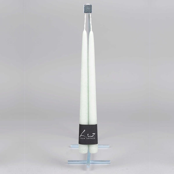 Taper Candle Pair | Suede Sage