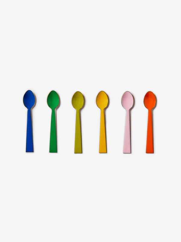 Enamel Teaspoons Mixed