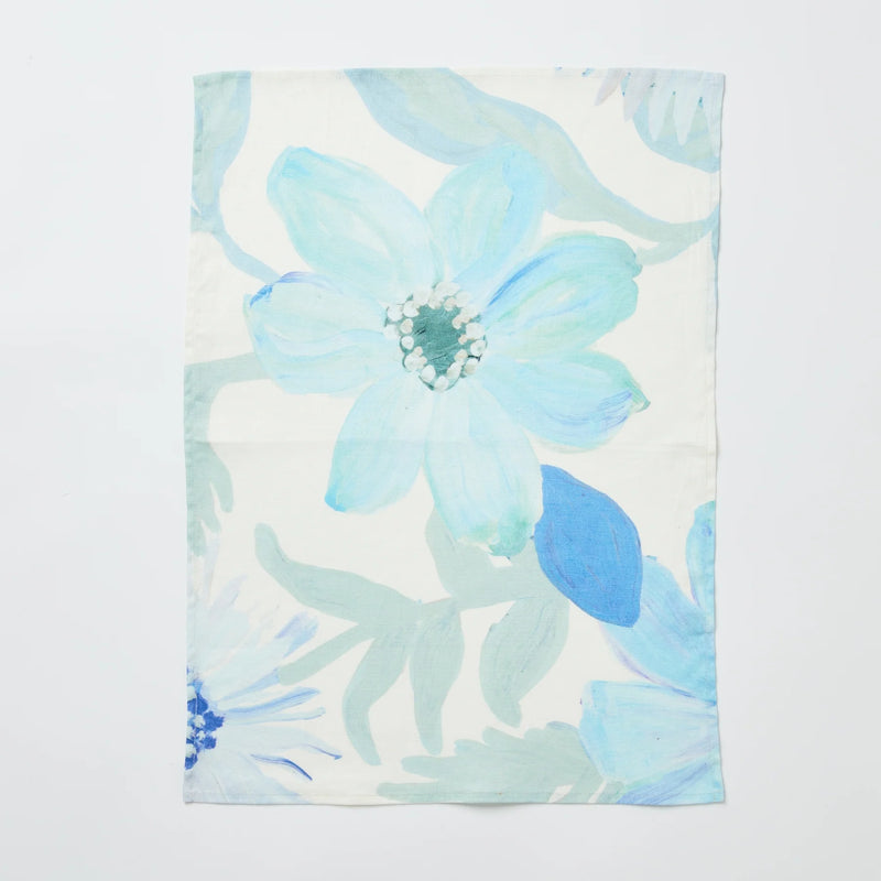 Tea Towel | Cornflower Blue