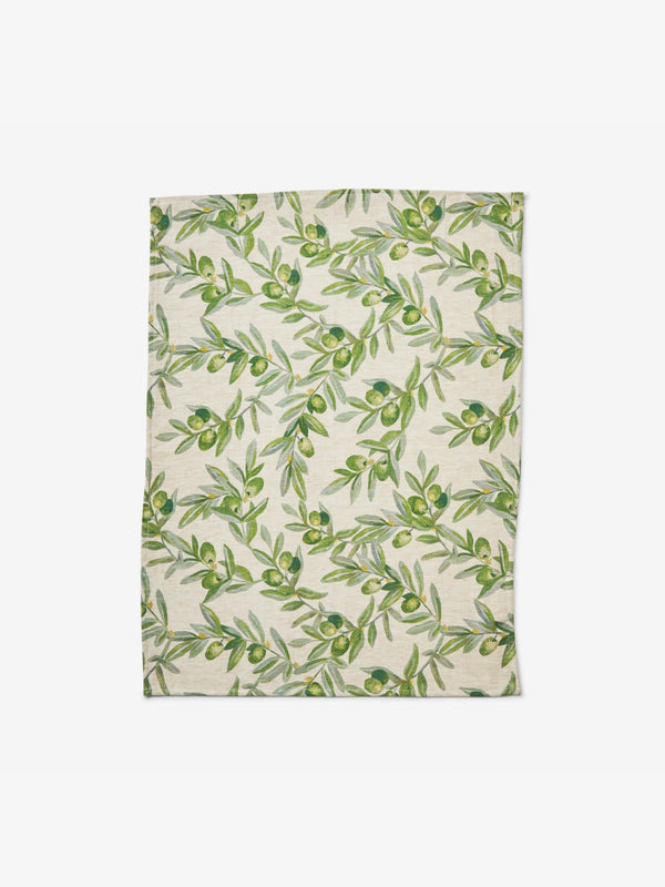 Olive Green Tea towel