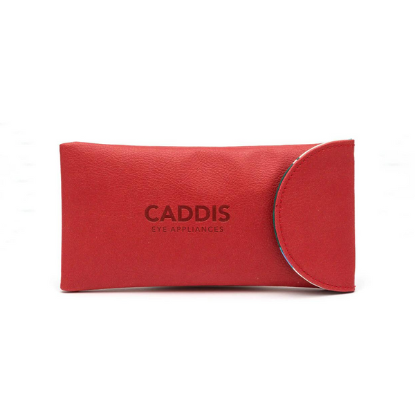 Caddis Leather Eyewear Case | Red