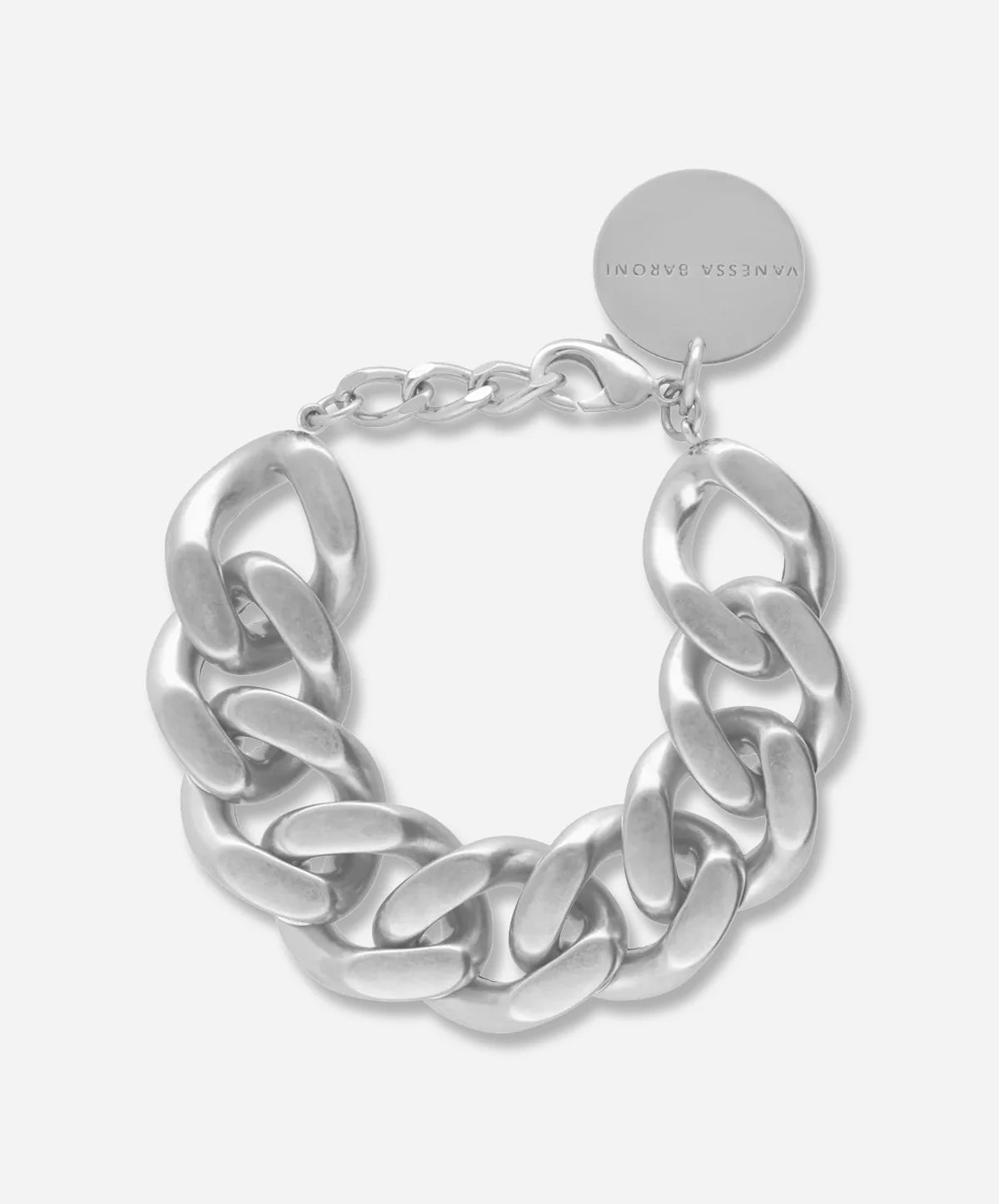 Flat Chain  Bracelet | Silver Vintage