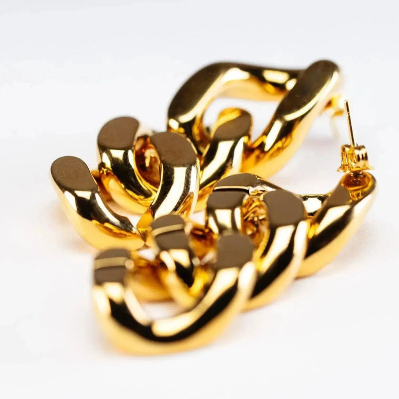 Flat Chain Earring