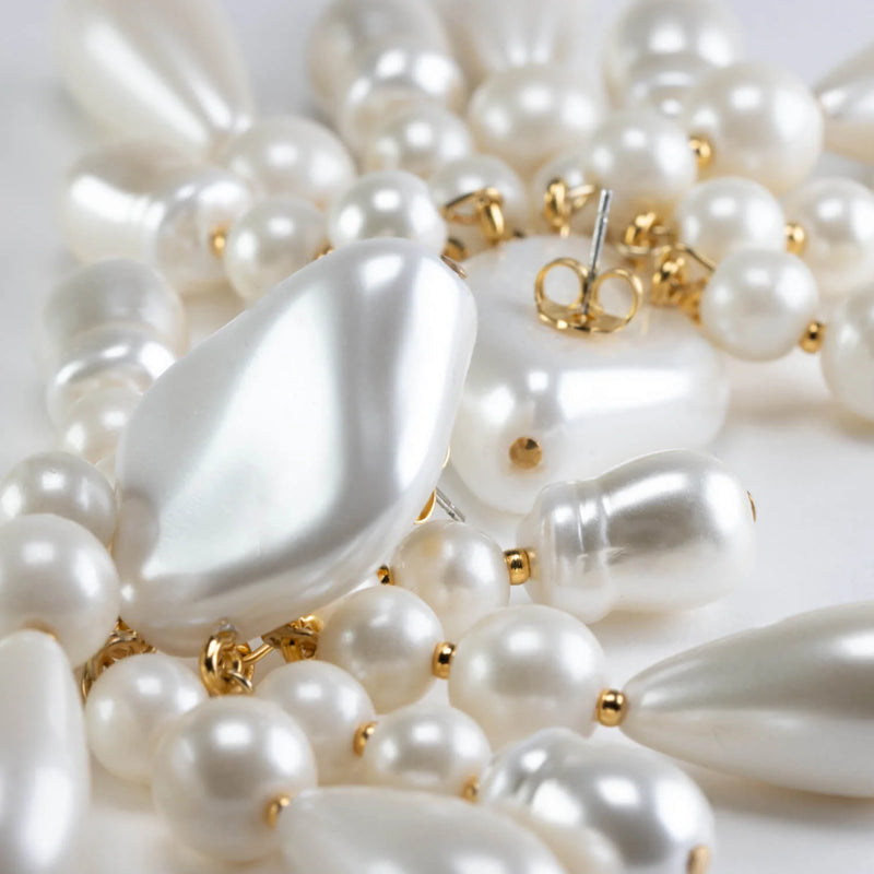 Chandelier Pearl Earrings