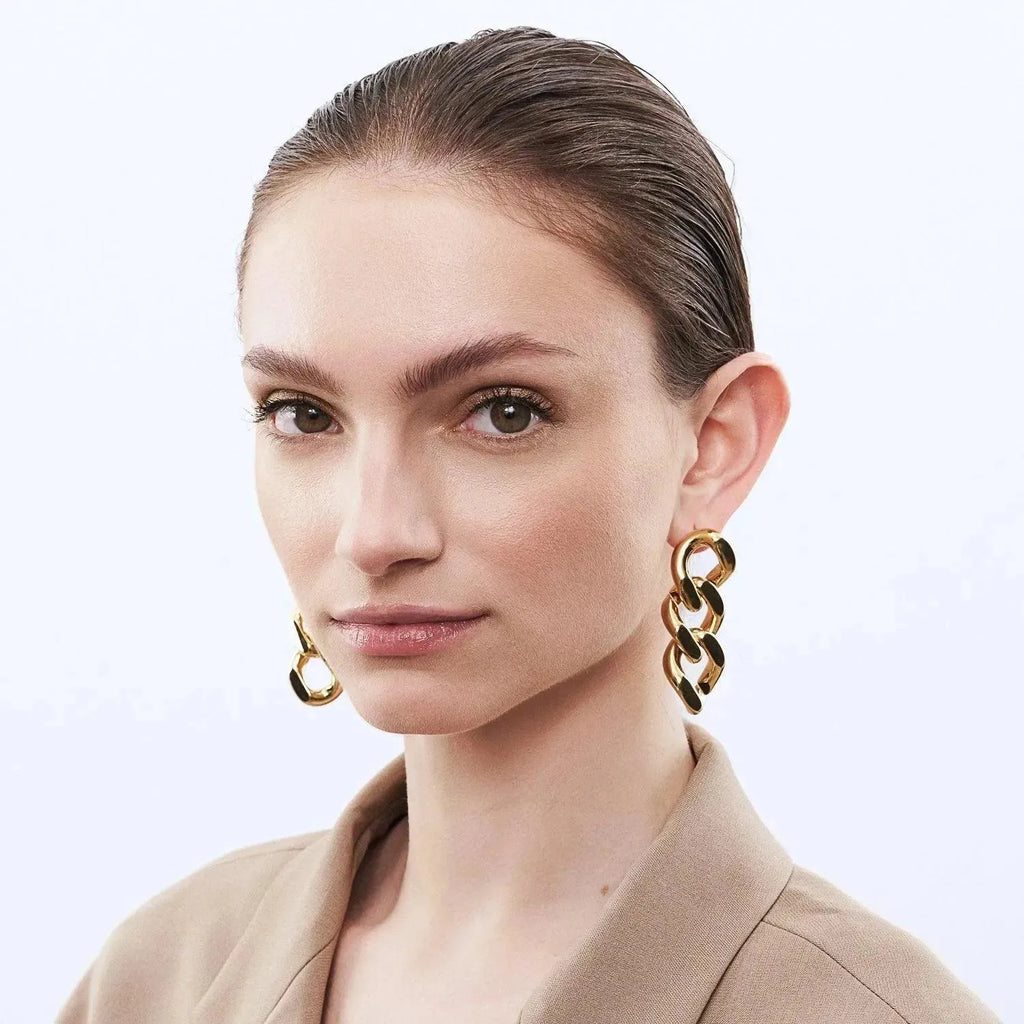 Flat Chain Earring