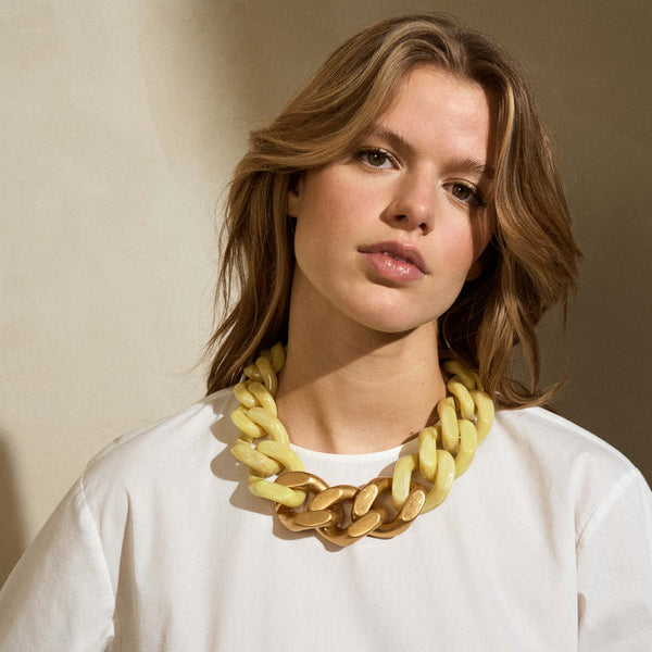 Great Necklace | Yellow Marble