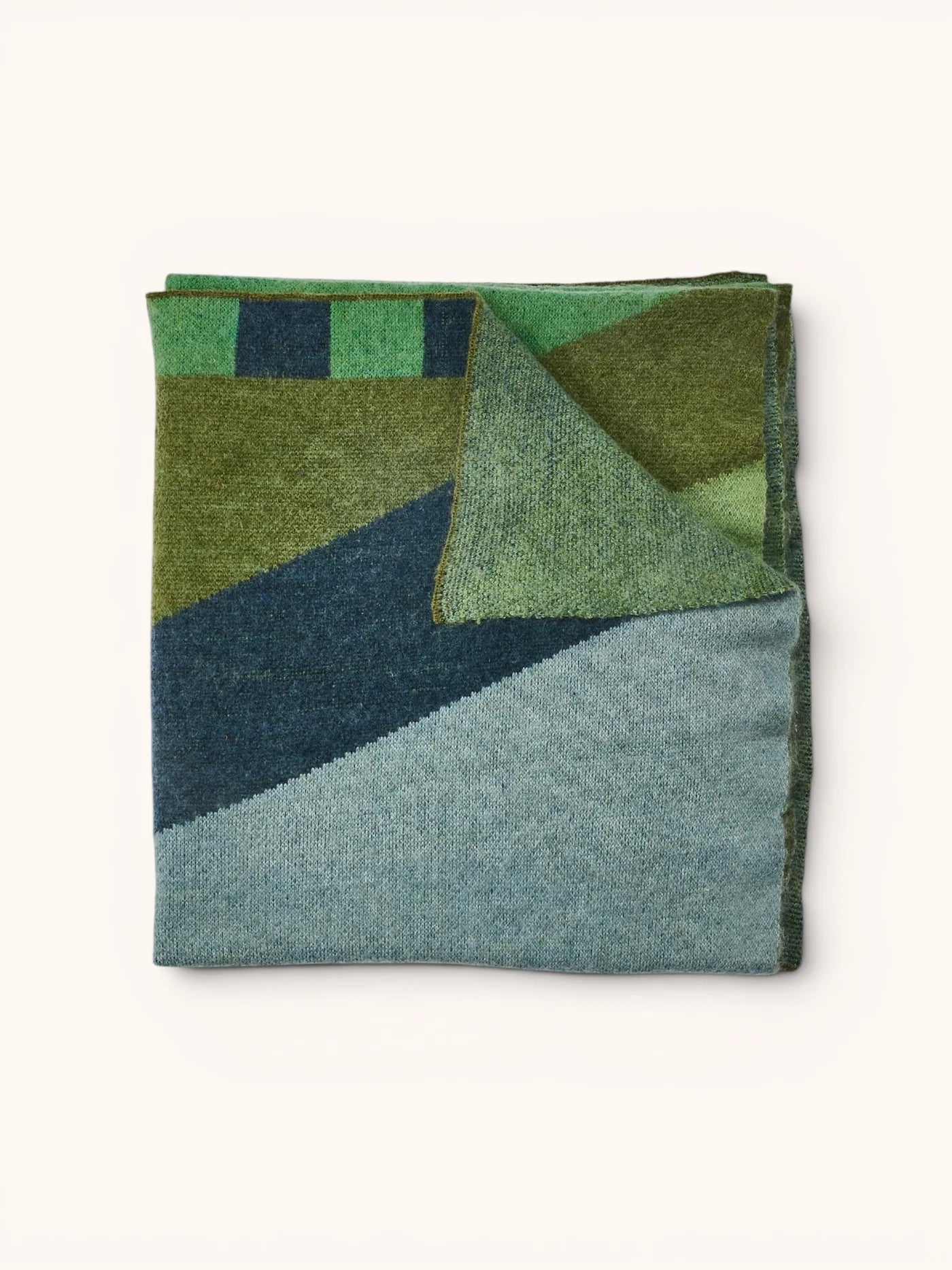 Geometric Mohair Throw