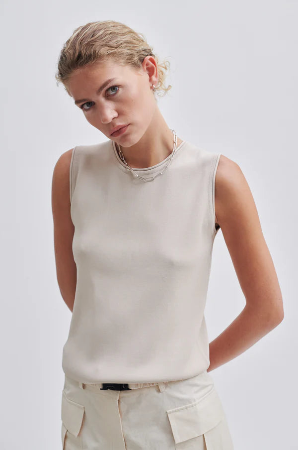 Wilda Knit Top | French Oak