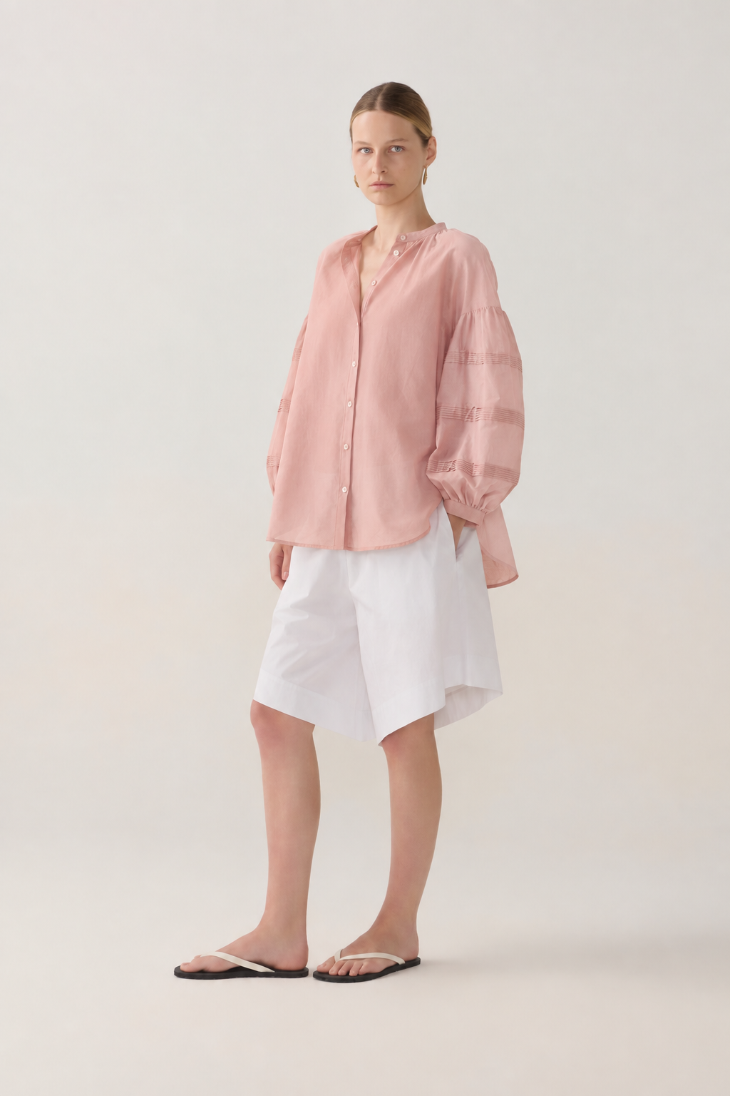 Zelda Shirt| Petal Cotton Silk
