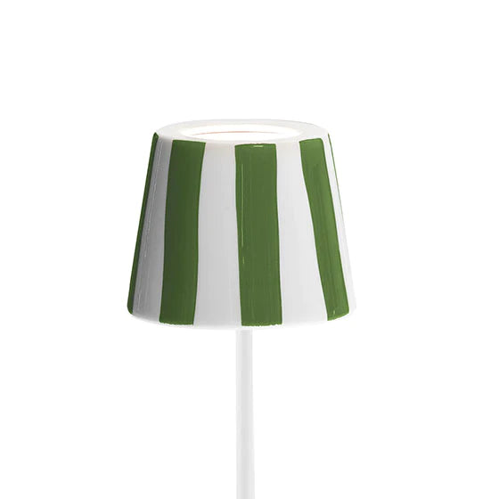 Poldina Striped Ceramic Cover | Green