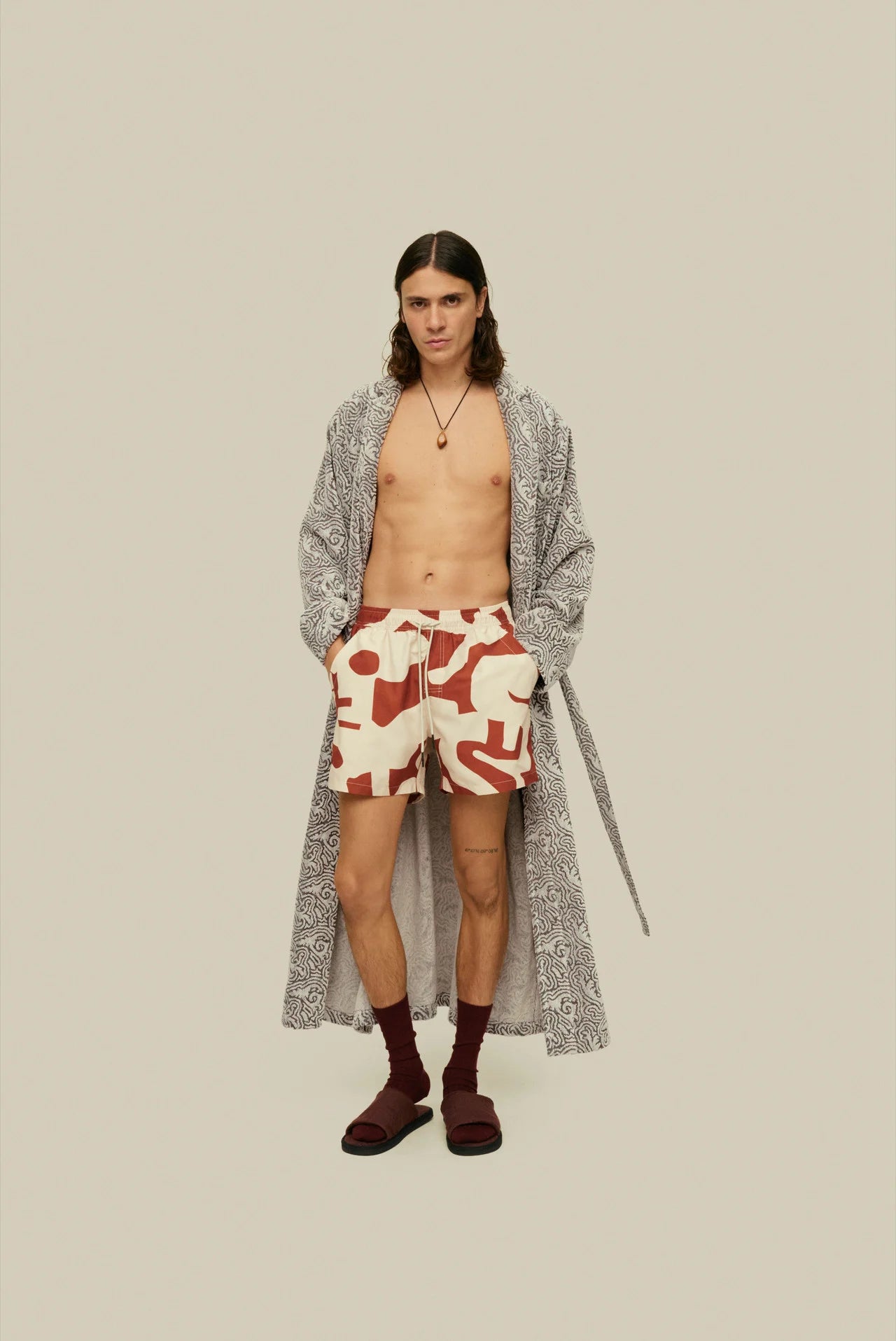 Squiggle Long Robe