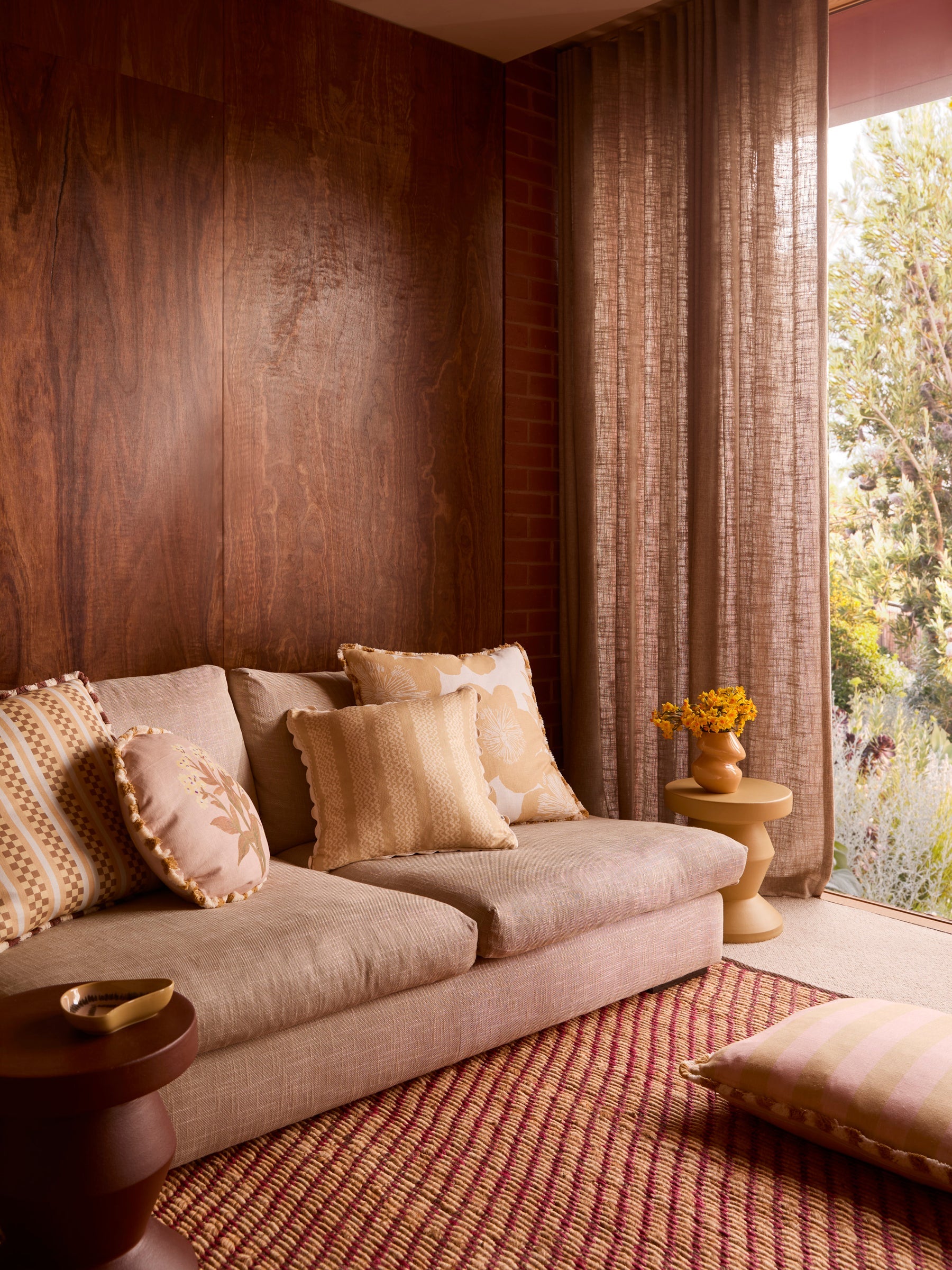 Marco Tile Ecru Cushion