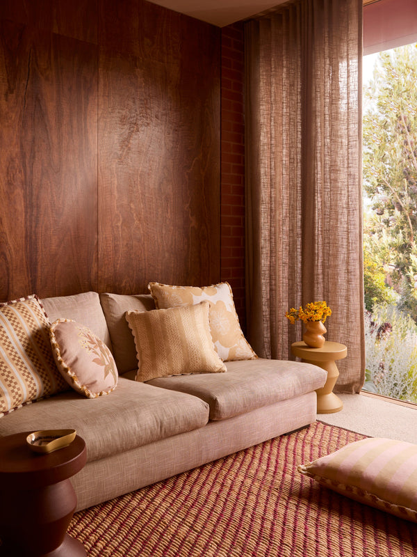 Marco Tile Ecru Cushion