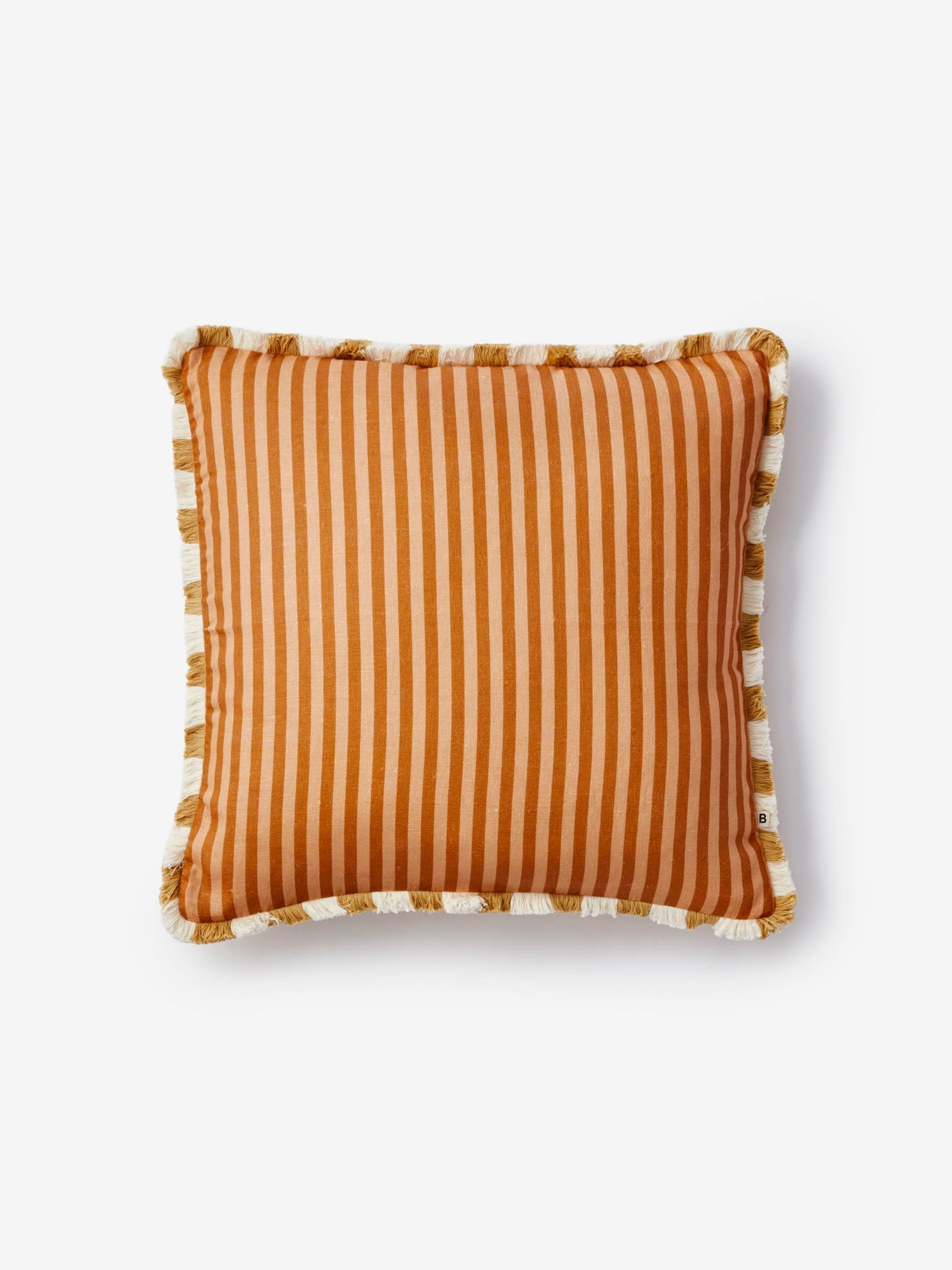 Pinstripe Nutmeg Cushion