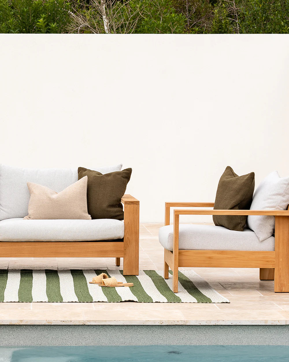 Clipper Outdoor Cushion | Mangrove