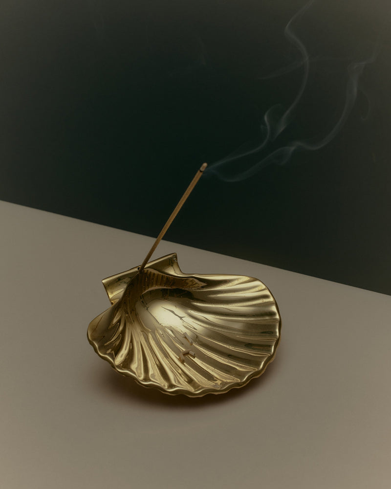 Scallop Incense Holder