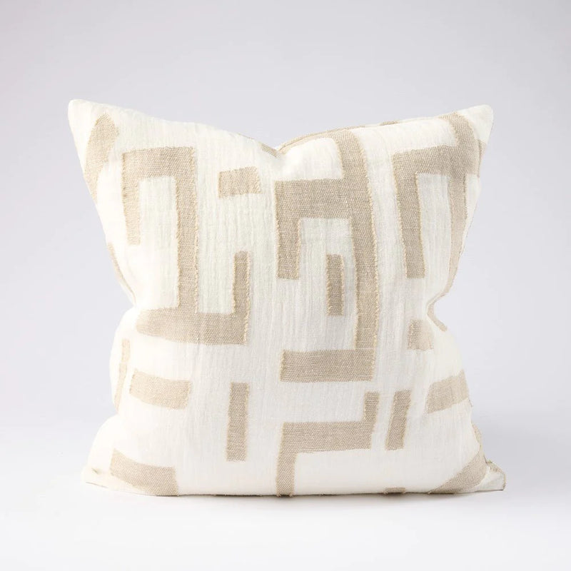Antico Cushion | White/Natural