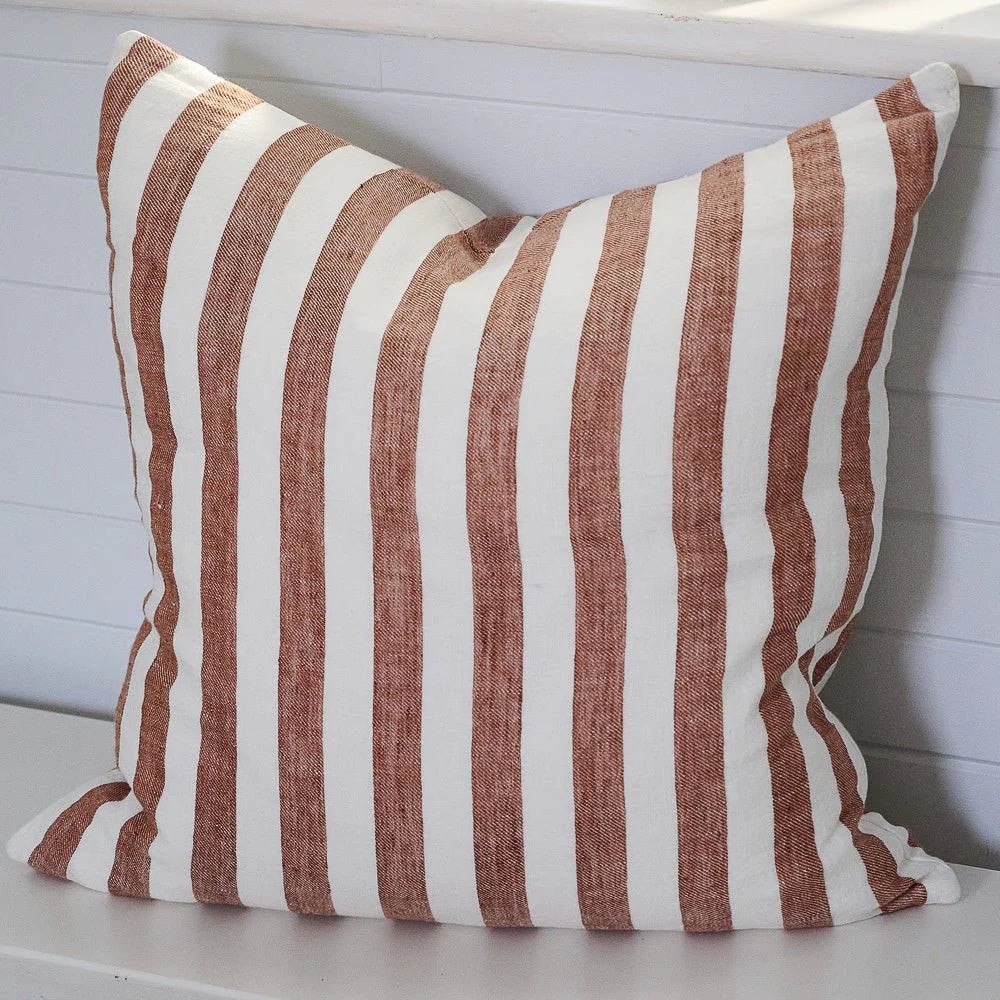 Santi Linen Cushion | White Nutmeg