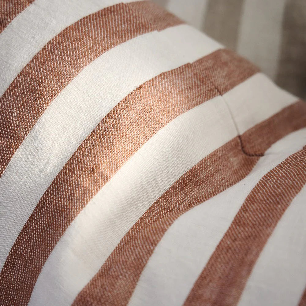 Santi Linen Cushion | White Nutmeg