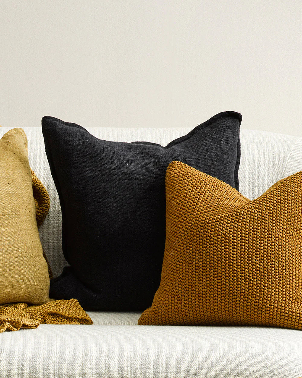 Flaxmill Cushion | Black