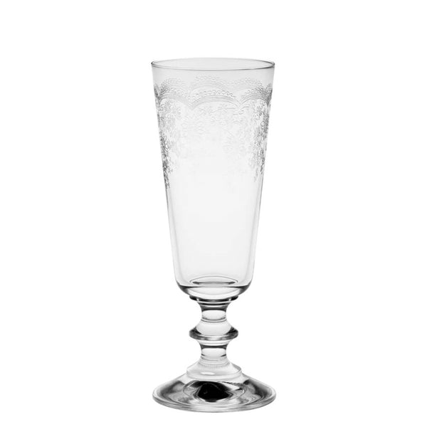 Floral France Champange Glass Set 4