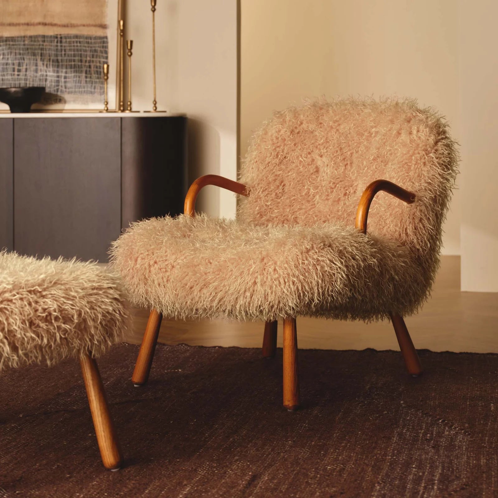 Frankie Chair & Ottoman Set