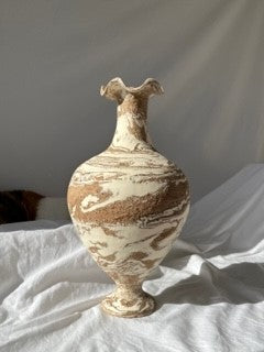 Frilled Top Vase