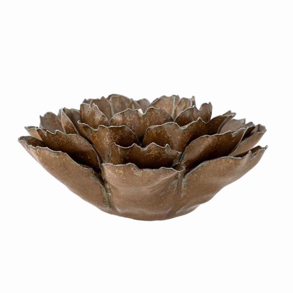 Irisa Stoneware Votive | Choc