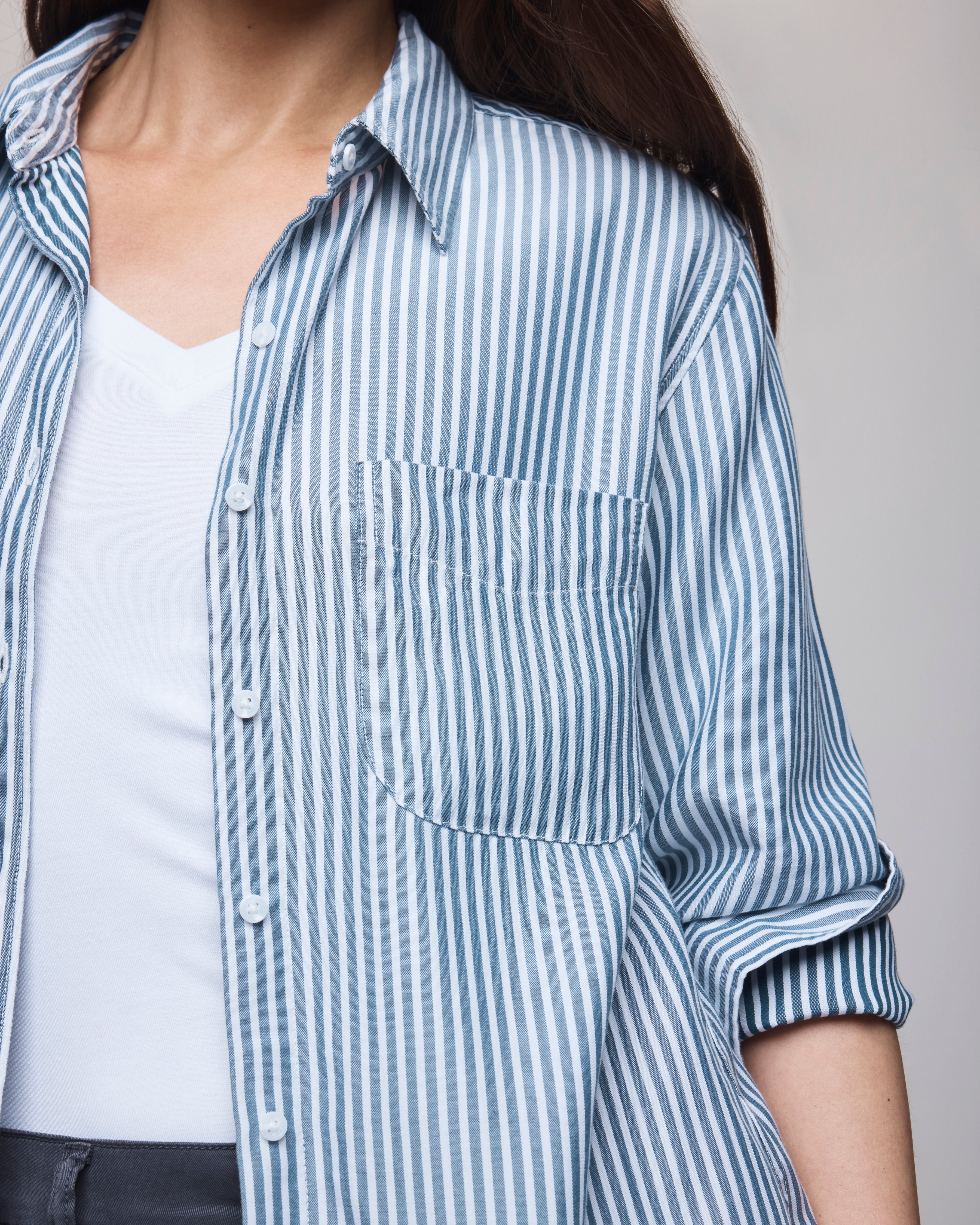 Kenna Stripe Button Down
