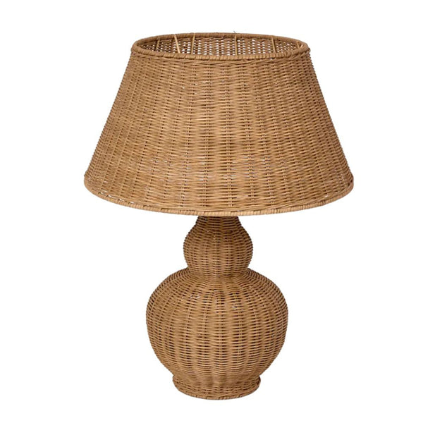 Brolley Rattan Table Lamp