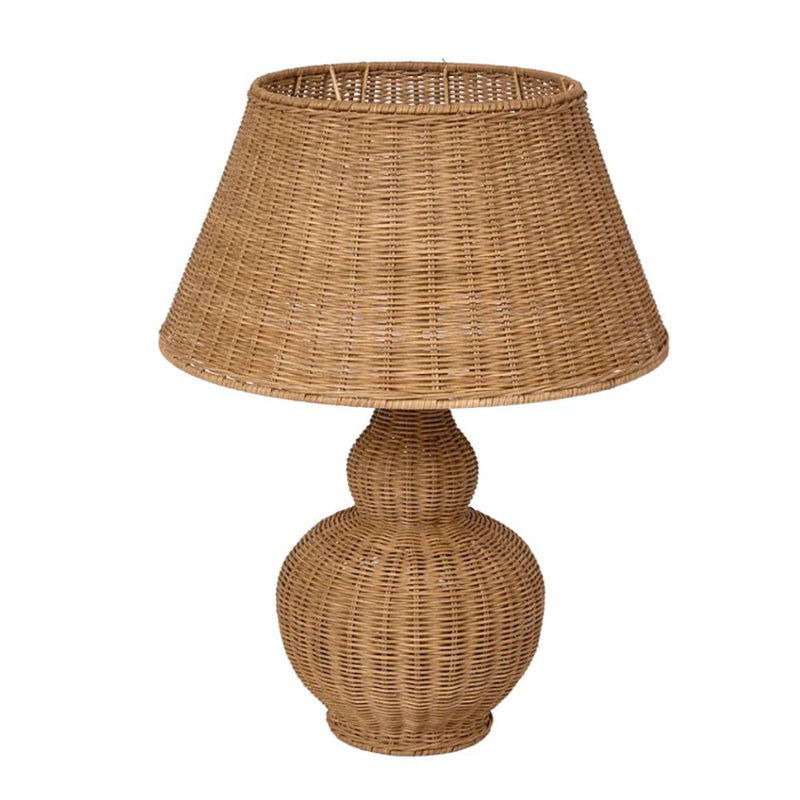 Brolley Rattan Table Lamp