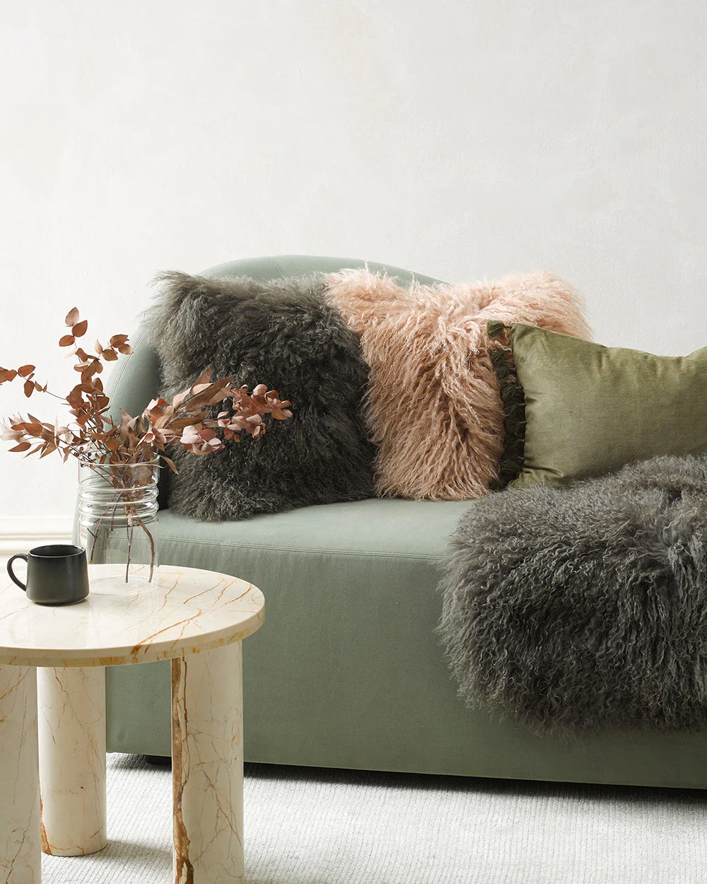 Meru Cushion | Kelp