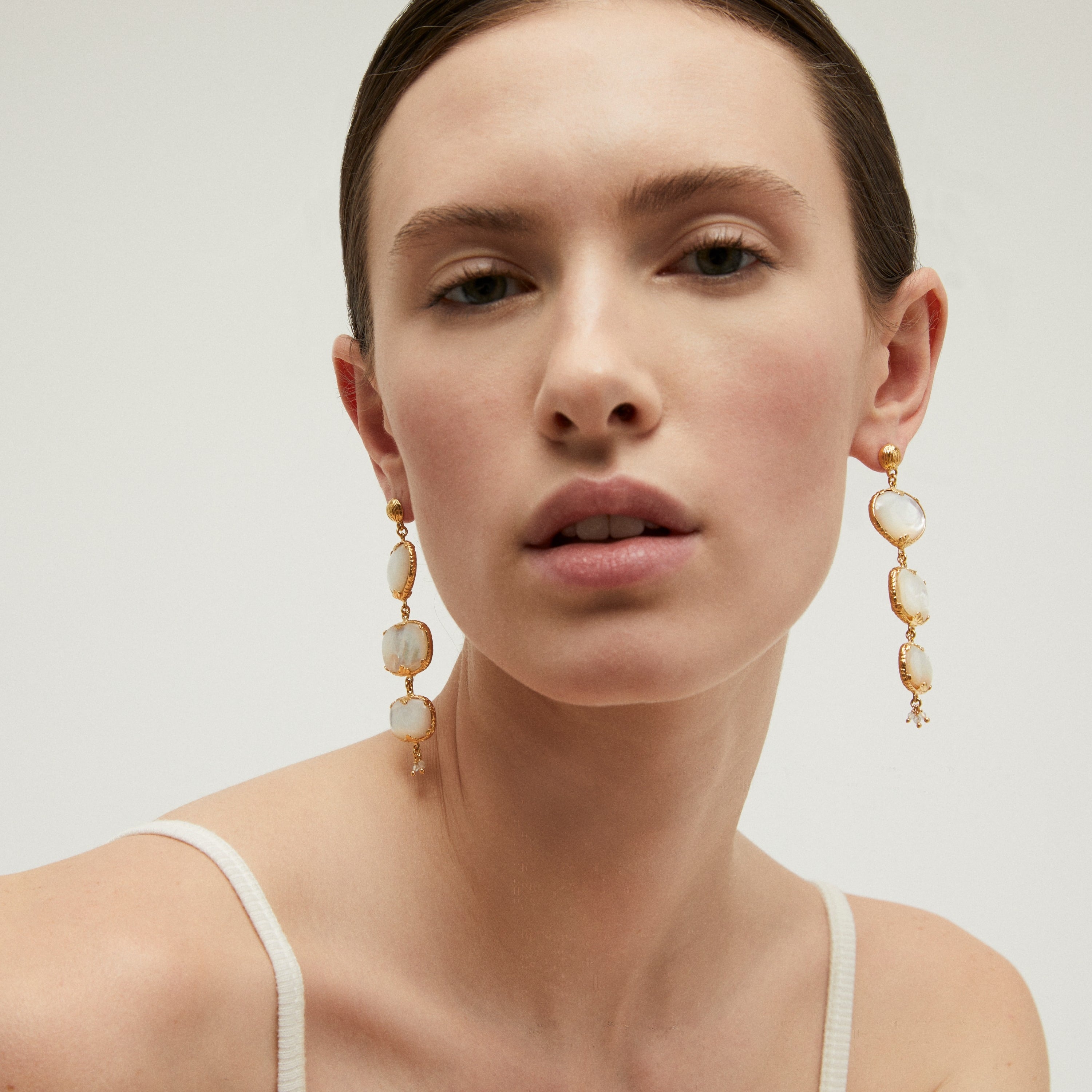 Silene Earrings | Gold