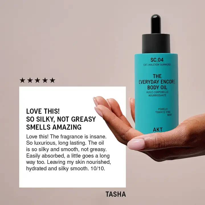 The Everyday Encore Body Oil | Halcyon Summers