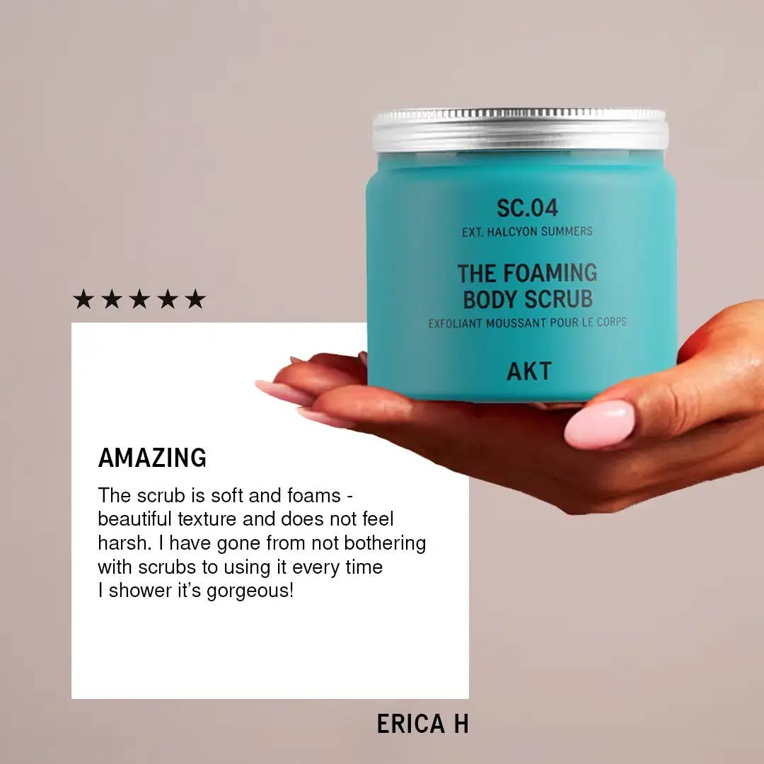 The Foaming Body Scrub| Halcyon Summers