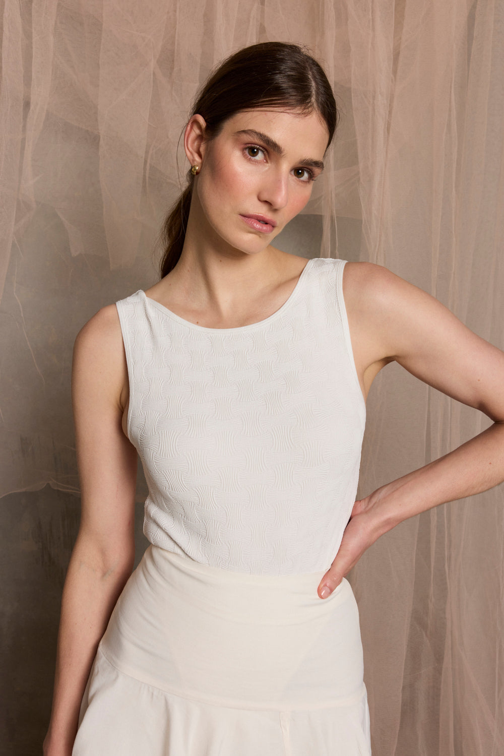 Tutti Stretch Bodysuit | White