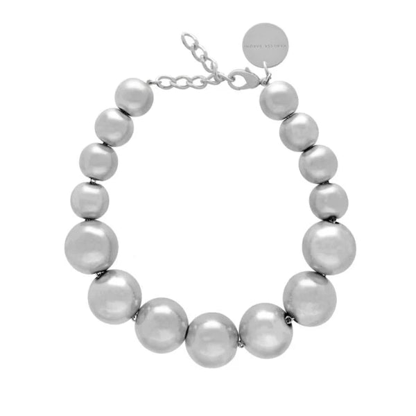 Beads Necklace | Silver Vintage