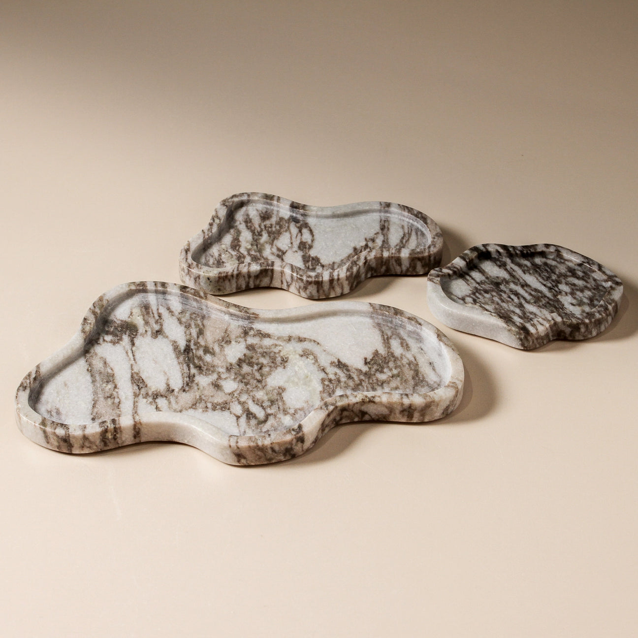 Whisper Marble Tray