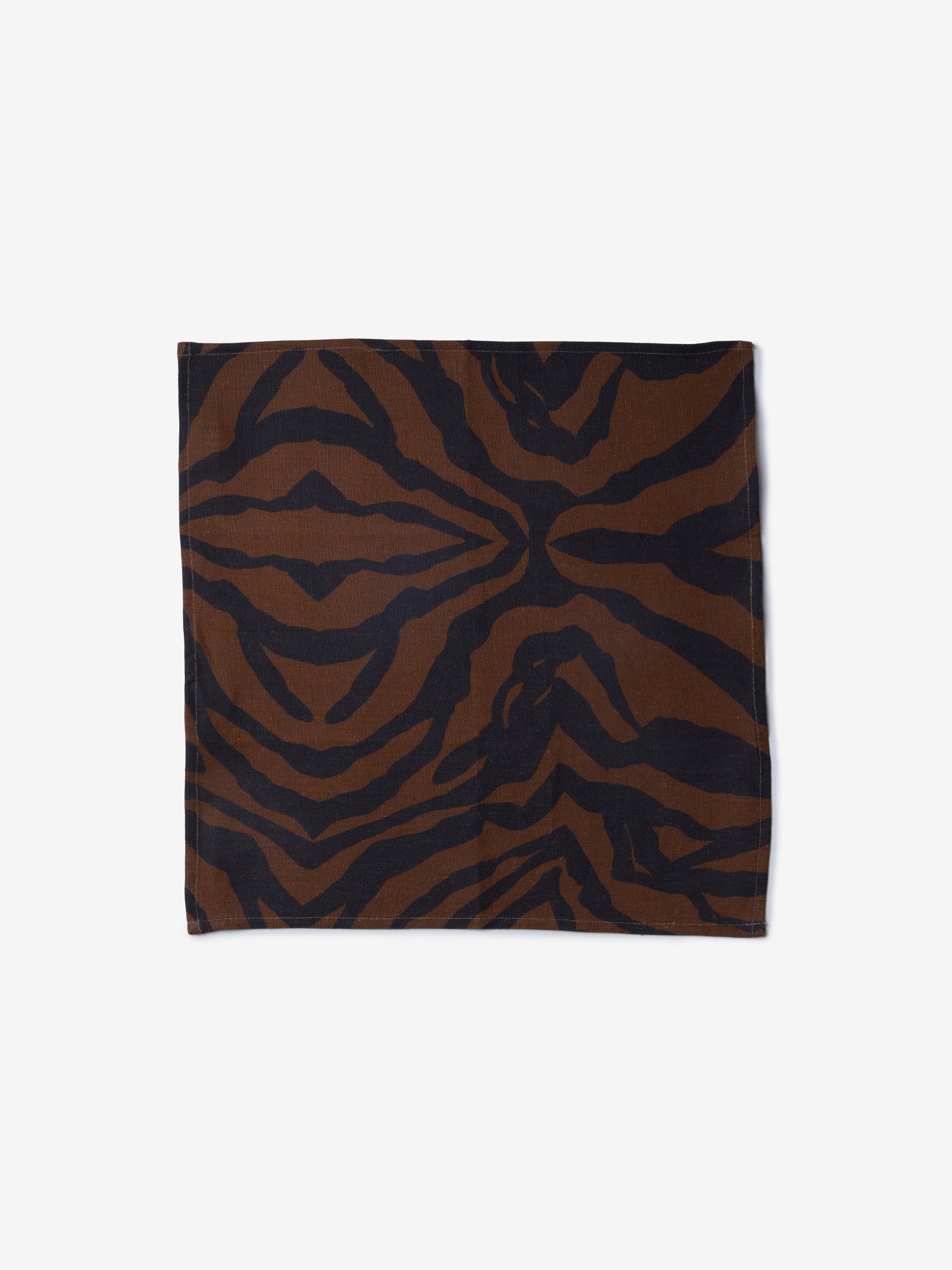 Zebra Napkins set | Chocolate
