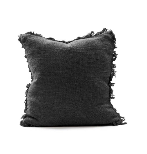 Bedouin Linen Cushion | Black