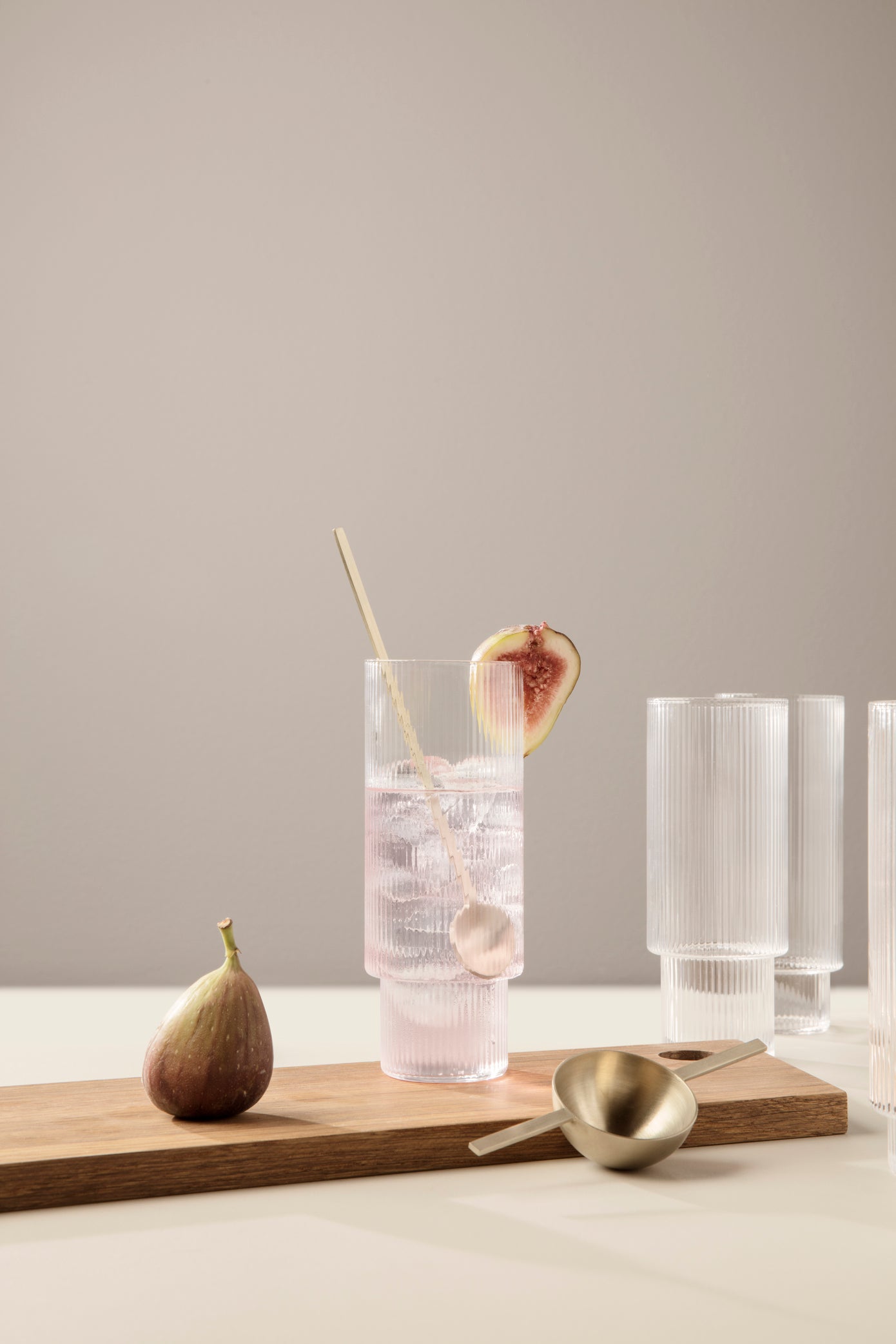 Ripple Long Drink Glass - Set of 4