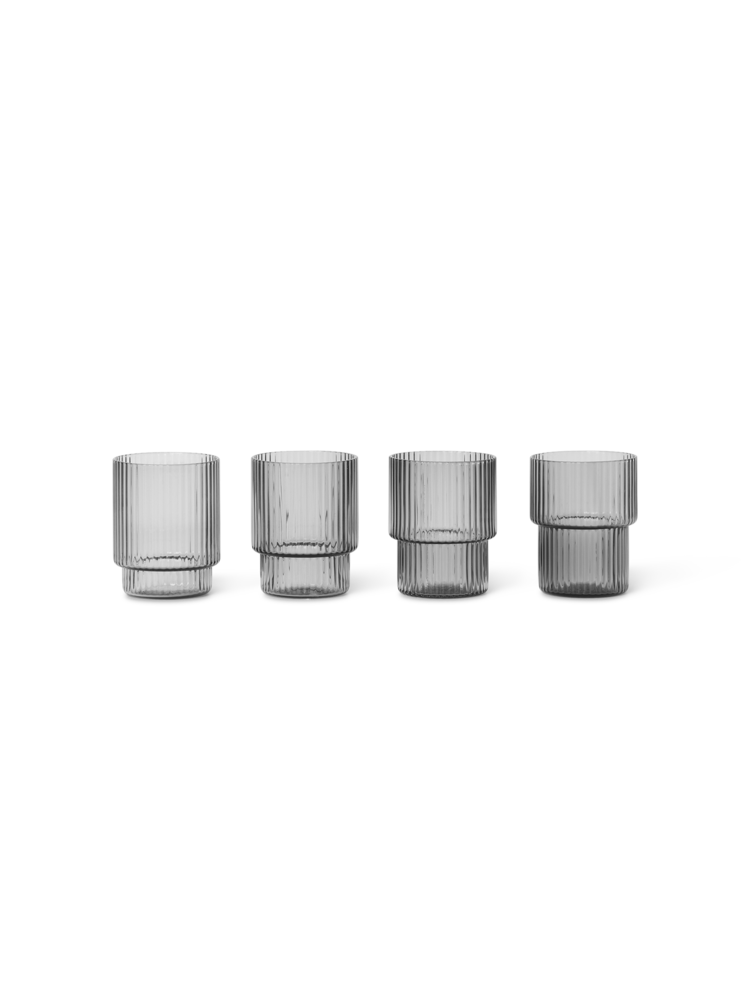 Ripple Small Glasses - set of 4
