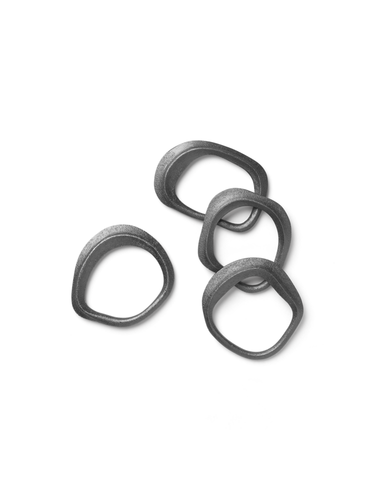 Flow Napkin Rings set of 4
