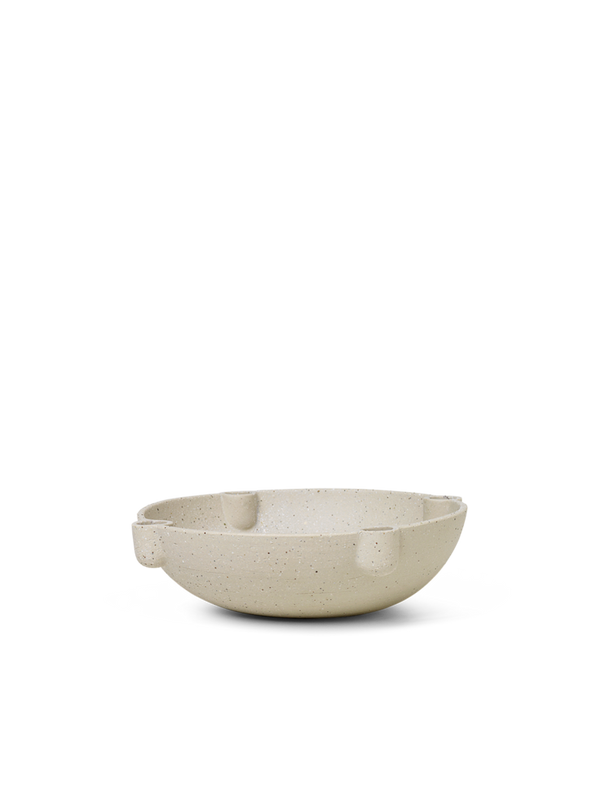 Bowl Candle Holder | Ceramic Sand