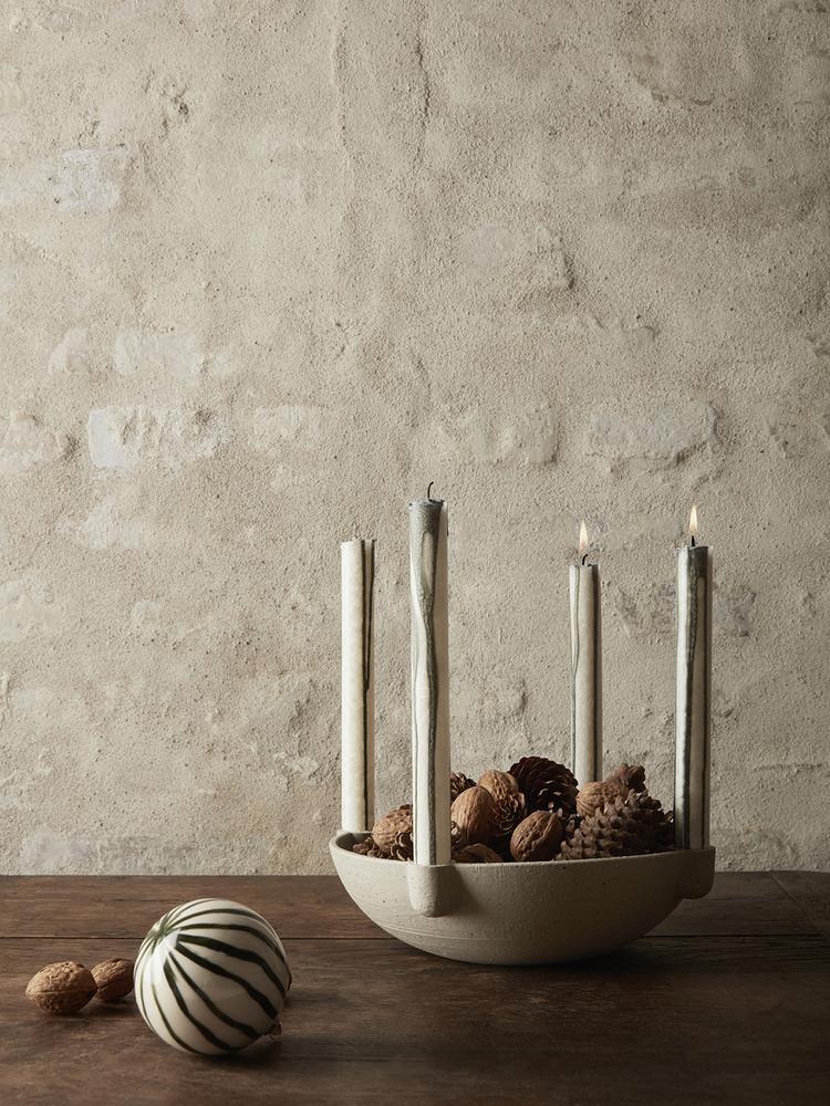 Bowl Candle Holder | Ceramic Sand