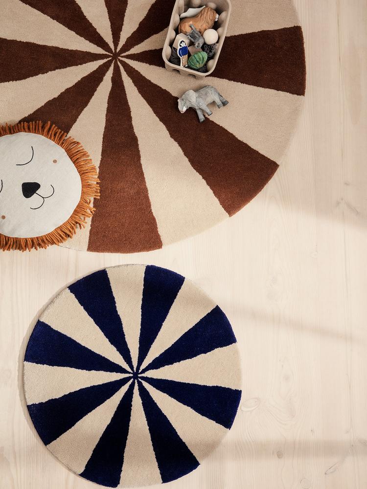 Arch Tufted Rug Small |Br Blue/Off-White