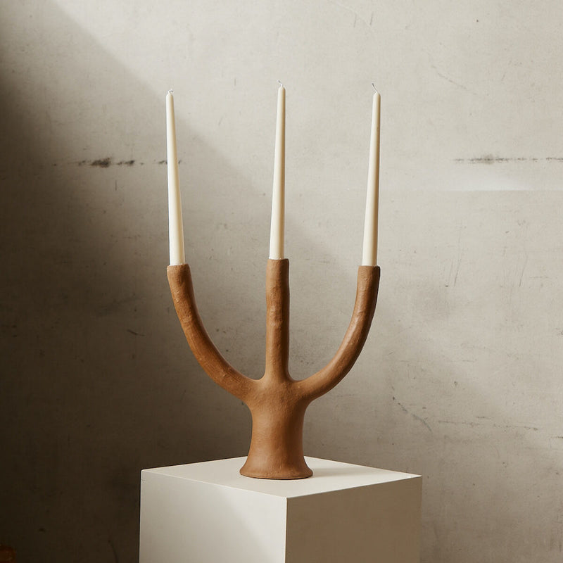 Kenith Candle Holder | Terracotta
