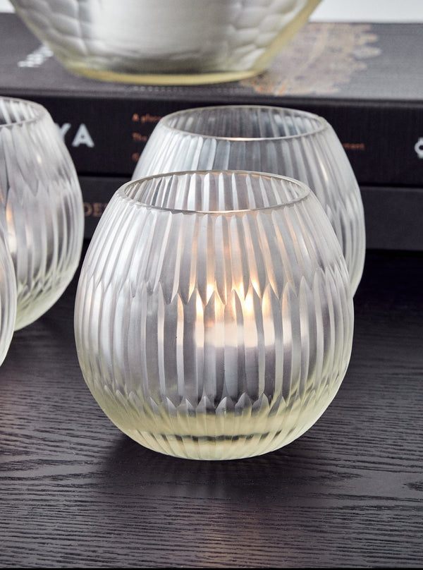Spear Cut Mouth Blown Votives