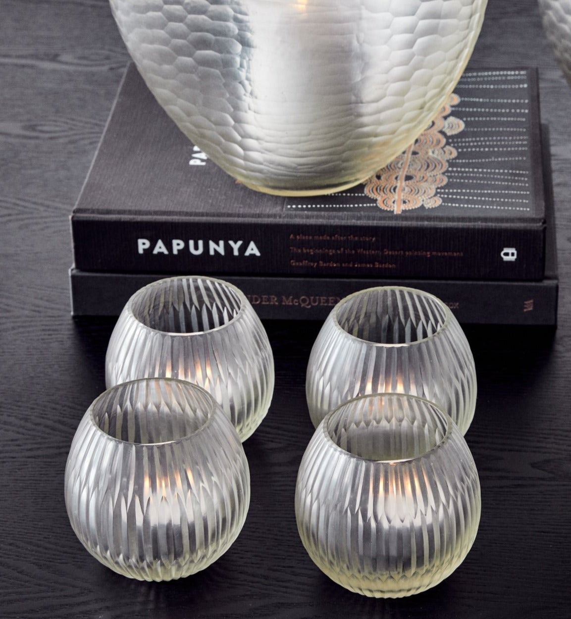 Spear Cut Mouth Blown Votives