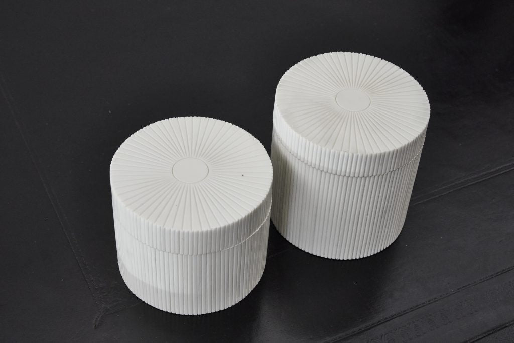 Round Bone Box | Ivory